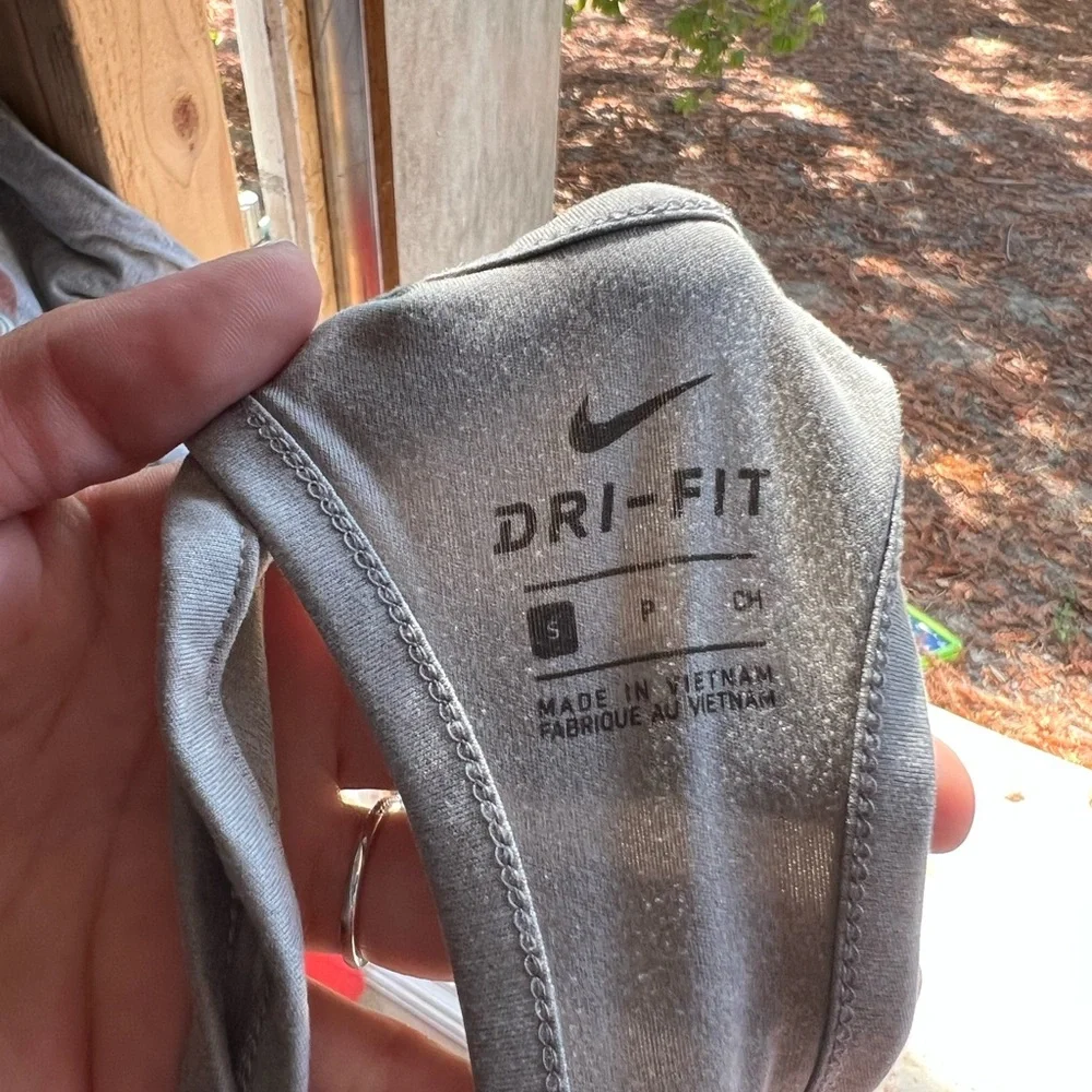 Nike Gray Racerback Tank - Picture 5 of 5